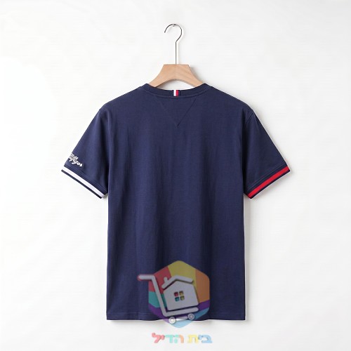 חולצת טי Tommy Hilfiger עם צלעות בפס 13