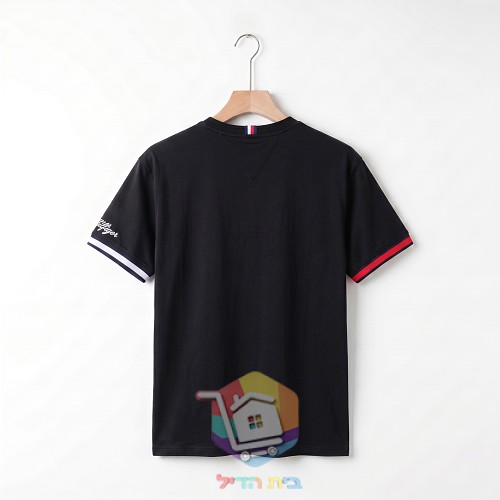 חולצת טי Tommy Hilfiger עם צלעות בפס 15