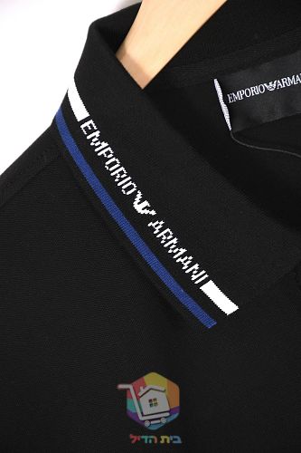 חולצת פולו Emporio Armani עם לוגו על הצווארון 2