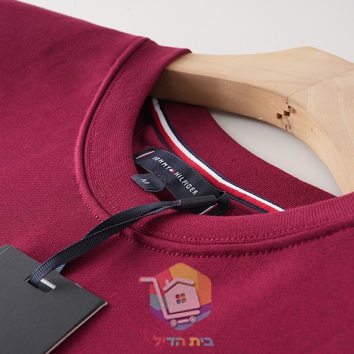 סווטשירט Tommy Hilfiger עם סמל רקום 8
