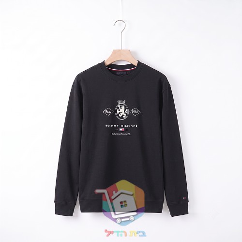 סווטשירט Tommy Hilfiger עם סמל רקום 12