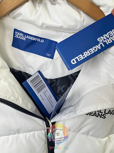 מעיל מרופד Karl Lagerfeld Jeans עם קפוצון 3