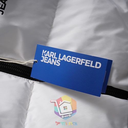 מעיל מרופד Karl Lagerfeld Jeans עם קפוצון 18