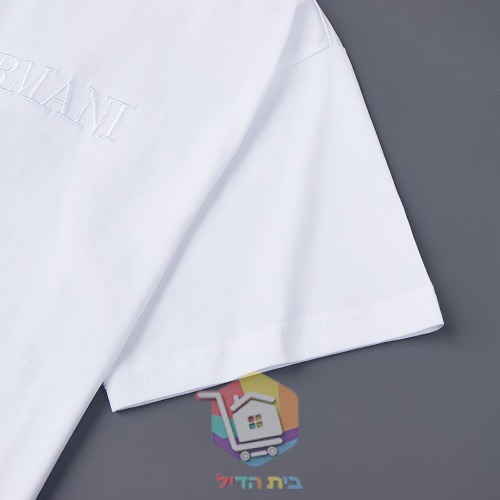 חולצת טי Emporio Armani עם כיתוב בגוון תואם 4
