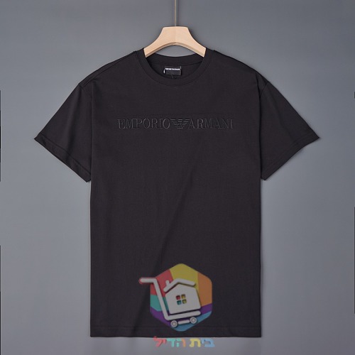 חולצת טי Emporio Armani עם כיתוב בגוון תואם 15
