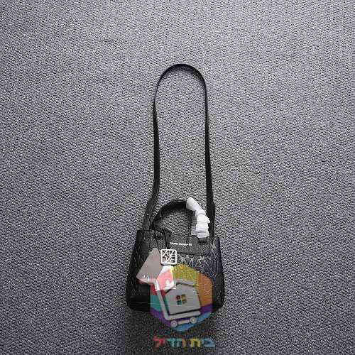 תיק Armani Exchange מיני עם מונוגרם מוטבע 2