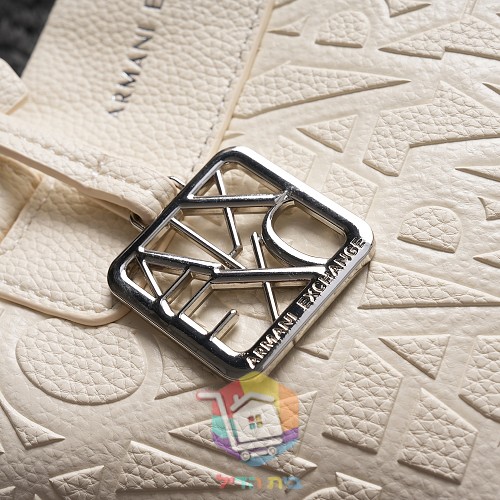תיק Armani Exchange מיני עם מונוגרם מוטבע 5