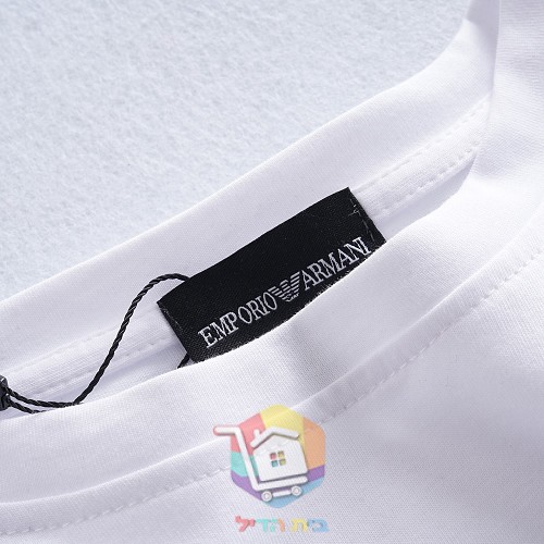 חולצת טי Emporio Armani עם נשר רקום בגוון תואם 6