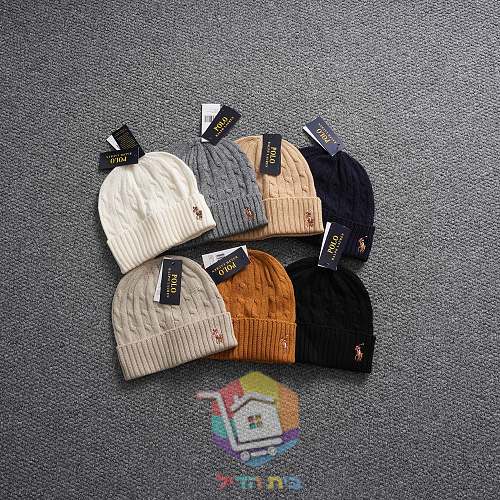כובע גרב Polo Ralph Lauren בסריגת צמות 11