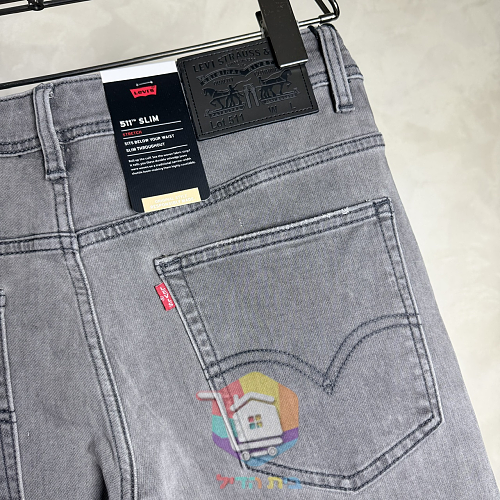 ג'ינס Levi's 511 Slim בגוון אפור 5