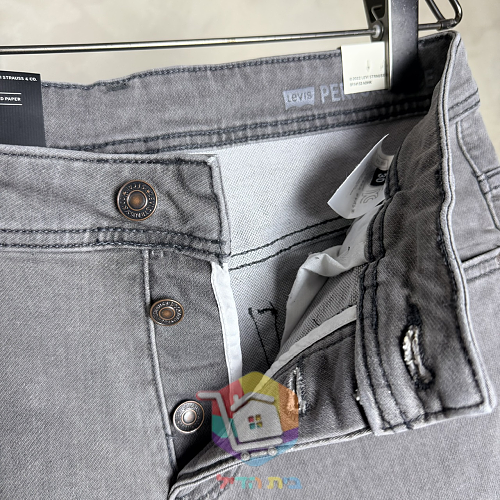 ג'ינס Levi's 511 Slim בגוון אפור 8