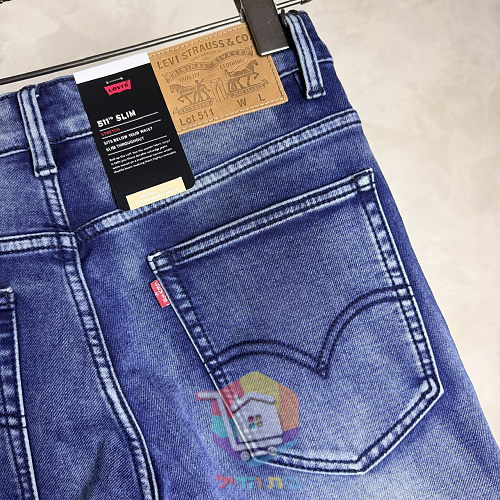 ג'ינס Levi's 511 Slim בכחול שטוף 10