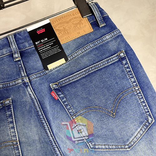 ג'ינס Levi's 511 Slim עם רכיסת כפתורים 2