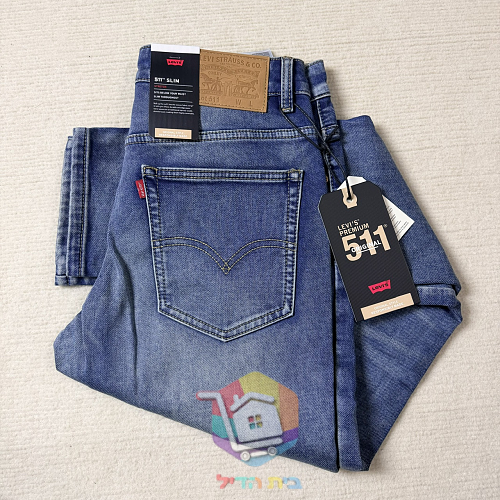 ג'ינס Levi's 511 Slim עם רכיסת כפתורים 3