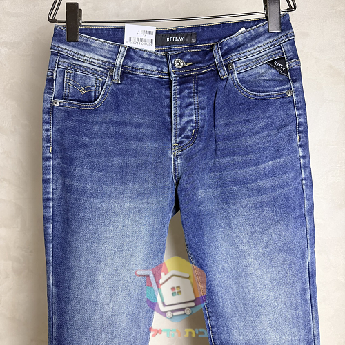 Jean Replay bleu délavé pierre 4