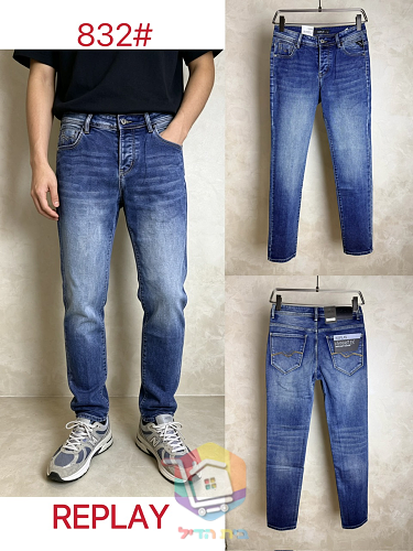 Jean Replay bleu délavé pierre 8