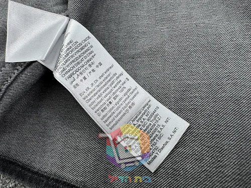 חולצת ג'ינס Calvin Klein בגוון שחור שטוף 6