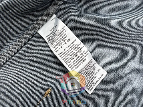 זקט גינס Calvin Klein עם קפוצון מרופד 4