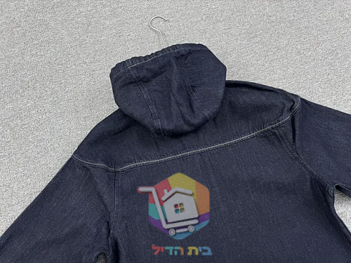 זקט גינס Calvin Klein עם קפוצון מרופד 6