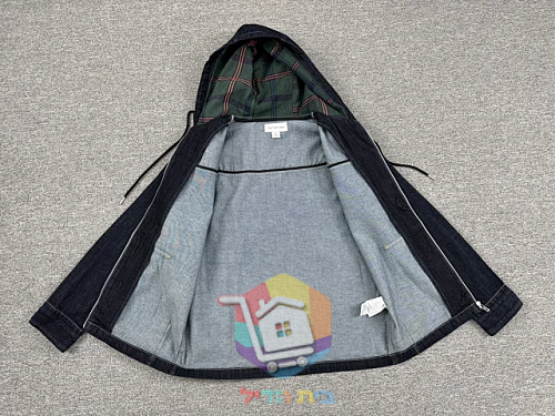 זקט גינס Calvin Klein עם קפוצון מרופד 20