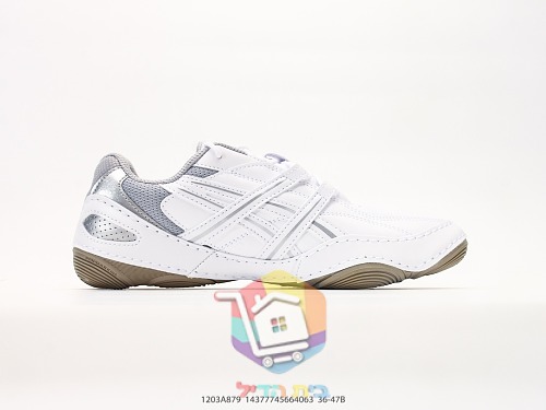 נעלי ASICS רטרו לבנות עם סוליית גומי 7