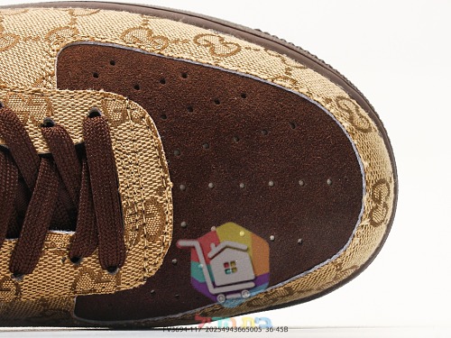 נעלי Nike Air Force 1 בדוגמת מונוגרם Gucci 2