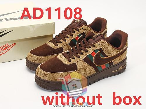 נעלי Nike Air Force 1 בדוגמת מונוגרם Gucci 11