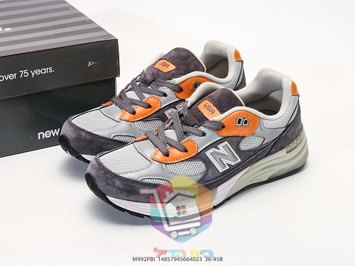 נעלי New Balance 992 מזמש אפור 21