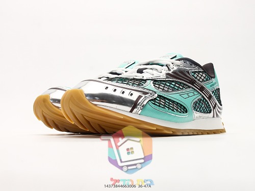 נעלי Bottega Veneta רטרו טורקיז, כסף 5