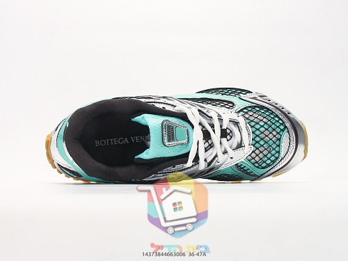 נעלי Bottega Veneta רטרו טורקיז, כסף 7