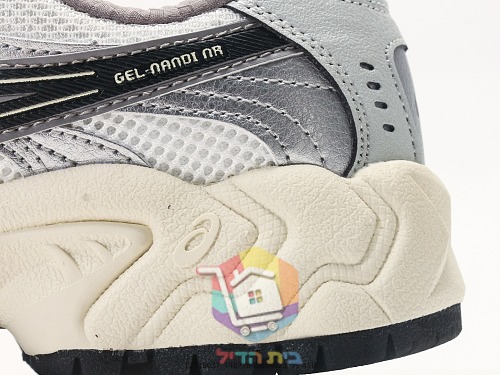 נעלי ריצה ASICS רטרו כסף, לבן 3