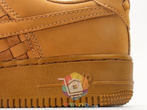 נעלי Nike Air Force 1 מעור קלוע בשני גוונים 13