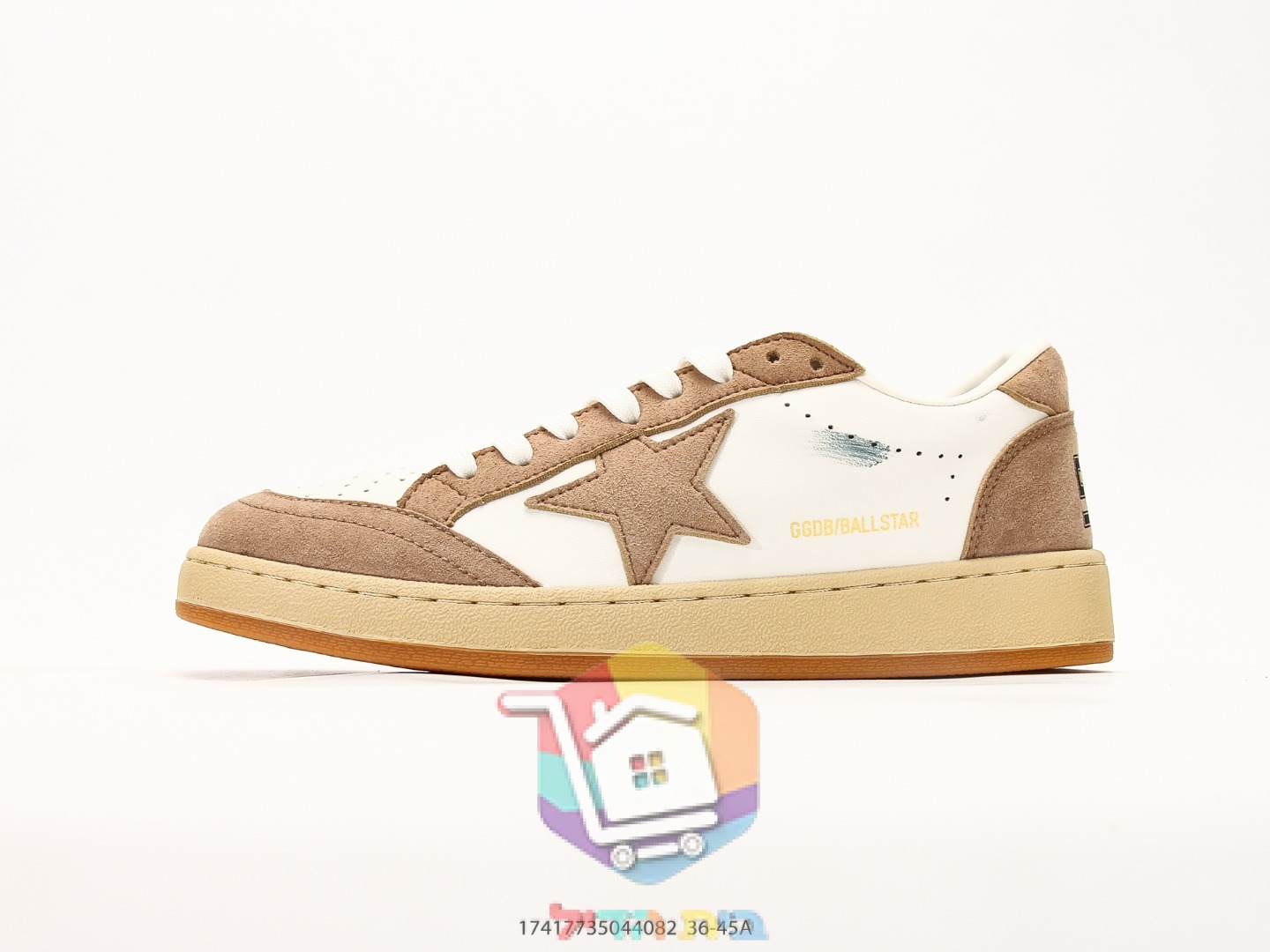 נעלי Golden Goose Ball Star זמש חום