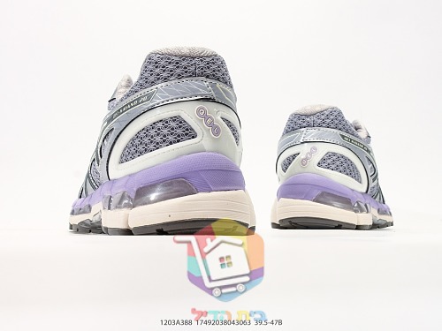 נעלי ריצה ASICS GEL כסף וסגול 5