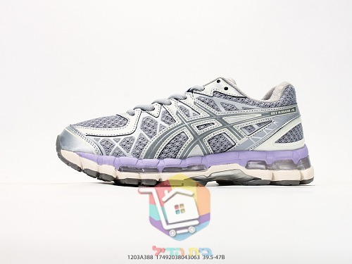נעלי ריצה ASICS GEL כסף וסגול 10
