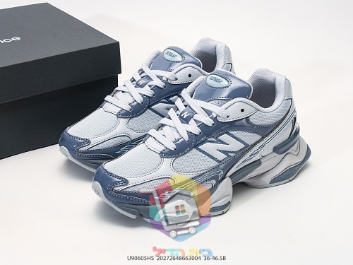 נעלי סניקרס New Balance 9060 עם סוליית גלים מפוסלת 10