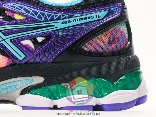 נעלי ריצה ASICS GEL-Nimbus 16 בהדפס צבעוני 12