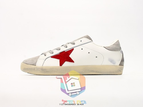 נעלי Golden Goose Super-Star עם כוכב אדום 9