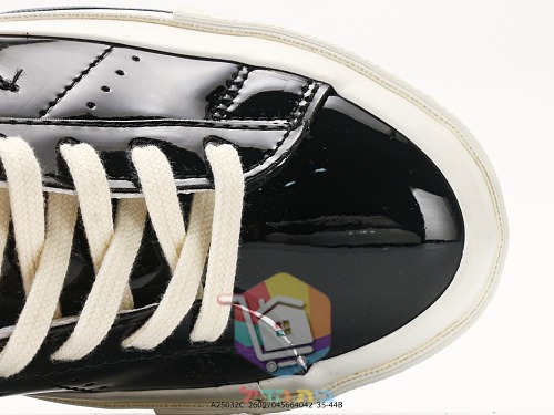 נעלי Converse One Star מעור לכה שחור 2