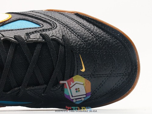 נעלי סניקרס Nike מעור עם רשת כחולה 2