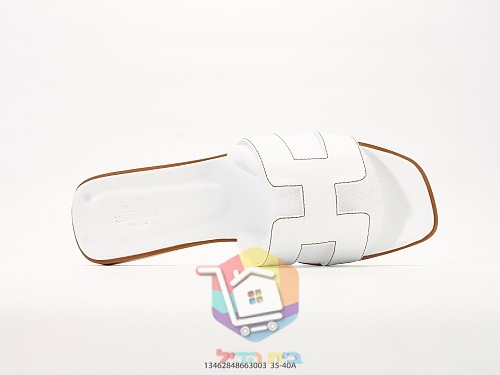 Mules Hermès à découpe H 13