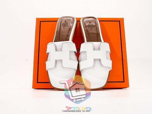 Mules Hermès à découpe H 32