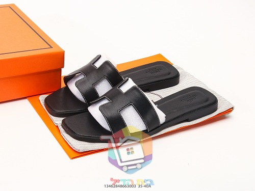 Mules Hermès à découpe H 34