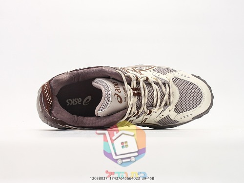 נעלי ASICS GEL-NANDI בגוון שמנת וחום 10