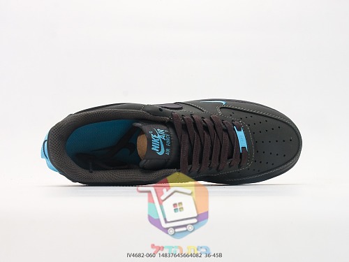 נעלי Nike Air Force 1 07 בגוון אפור כהה 6