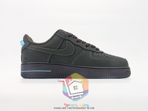 נעלי Nike Air Force 1 07 בגוון אפור כהה 7