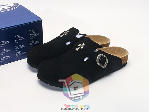 נעלי Birkenstock Boston מזמש עם אבזם 10