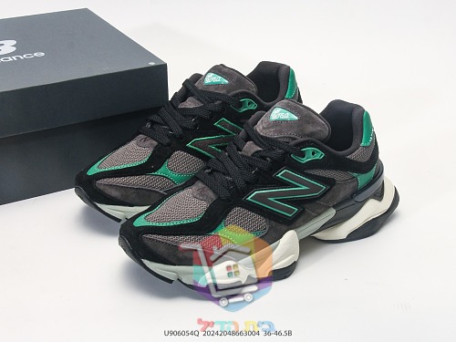 נעלי New Balance 9060 בשילוב ירוק ואפור 10