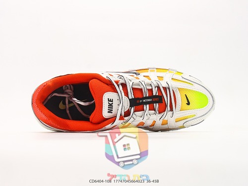 נעלי Nike P-6000 בשילוב כתום וניאון 6