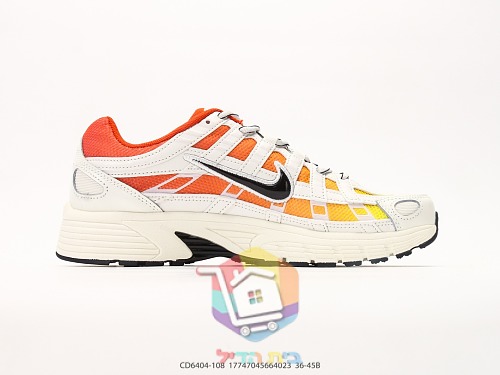 נעלי Nike P-6000 בשילוב כתום וניאון 7